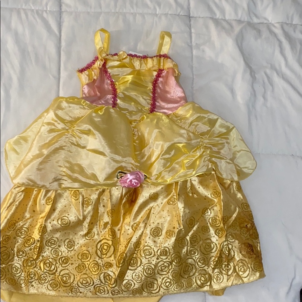 Girls dress up belle beauty and the beast